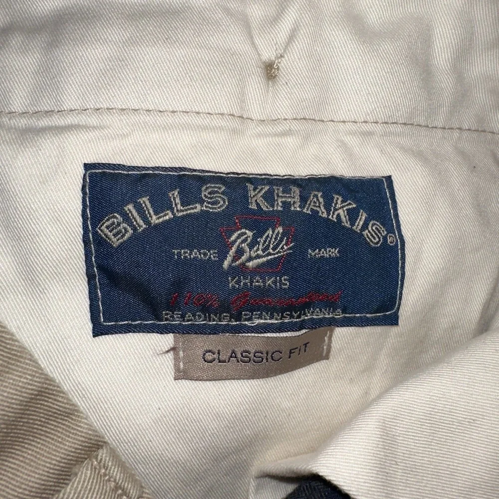 Bills Khakis Mens M2L Classic Fit Twill Pant Flannel Lined Hemmed W33 (33x34)